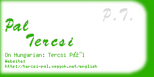 pal tercsi business card
